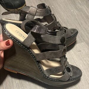 Coach wedge shoes. Size 7 women’s.
